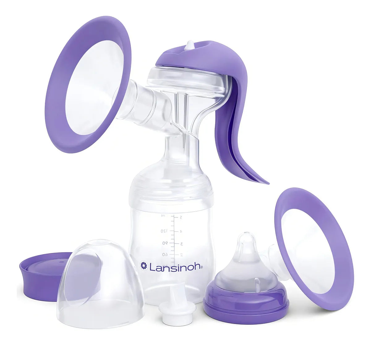 Sacaleches Manual Lansinoh, 1 Ud, Transparente Extractor L
