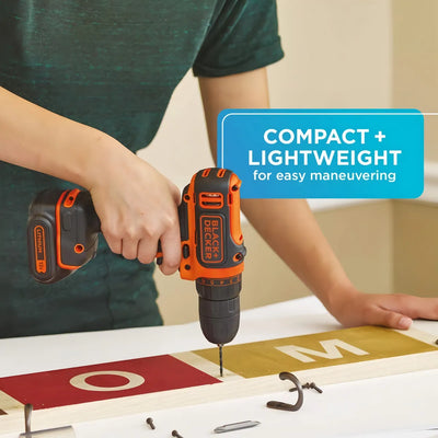 Taladro De Litio Black Y Decker Bdcdd12c 12v Max