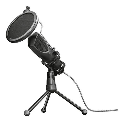 Microfono Trust Gxt 232 Mantis Streaming Usb Color Negro