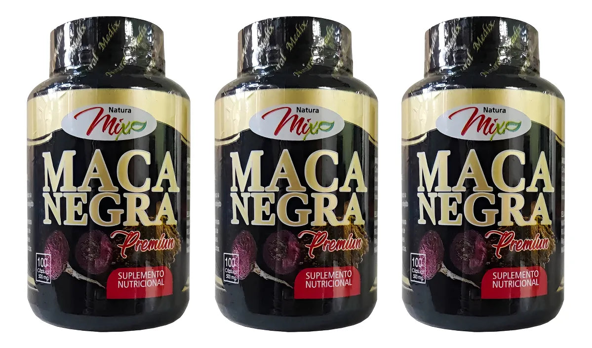 Maca Negra Premium X3 + Regalo Sin Sabor