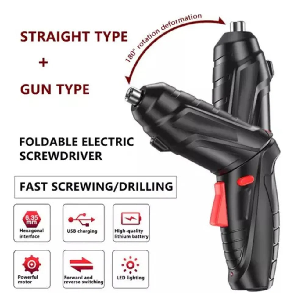 Para Taladros Destornilladores Inalambricos Electrico - Negro - 50