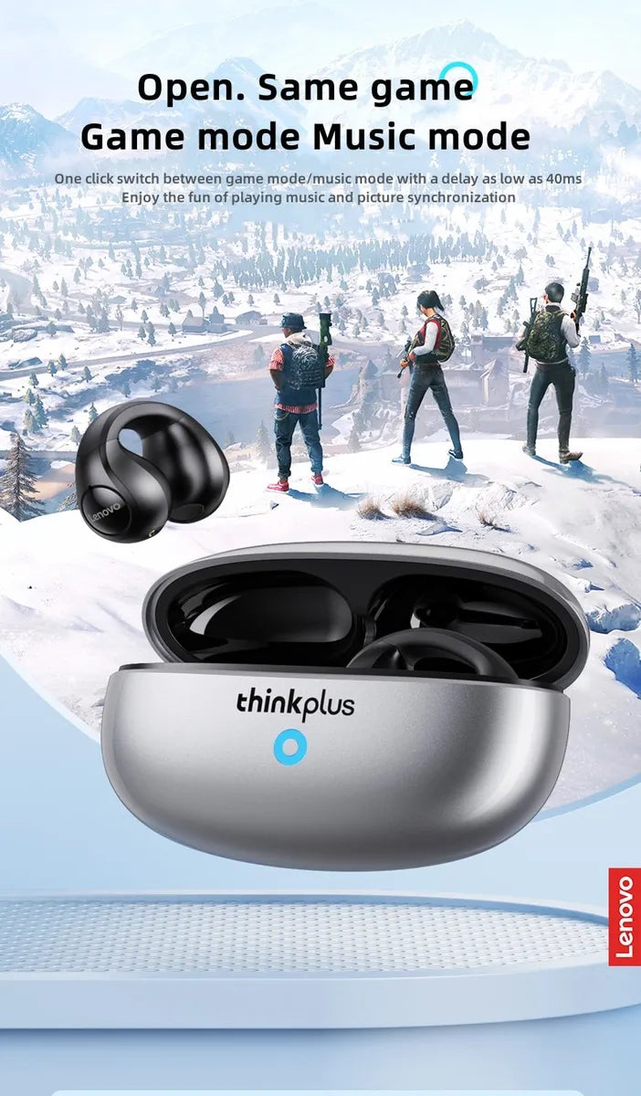 Audífonos Tipo Ear Clip Lenovo Xt83ii Audifonos Para Deporte Negro