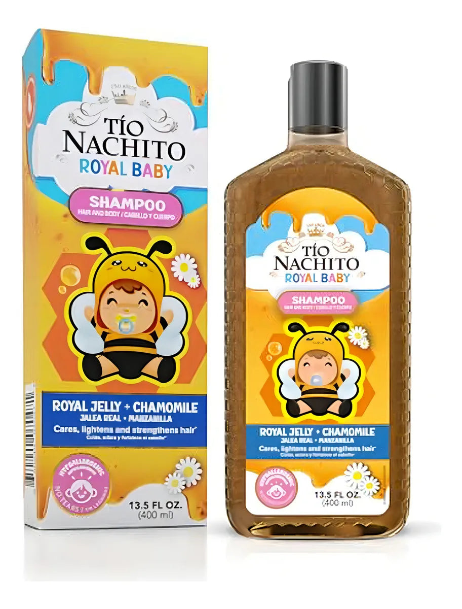 Champú Y Gel De Baño Para Bebés Con Jalea Real Y Manzanilla