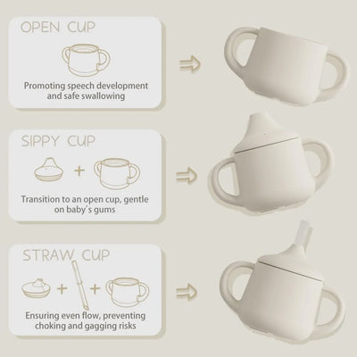 Moonkie Vasos De Silicona Para Bebes | Taza De Entrenamiento