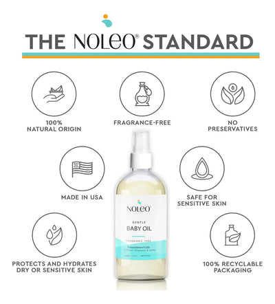 Noleo Gentle Baby Oil - Aceite Calmante Para Bebés Recién.