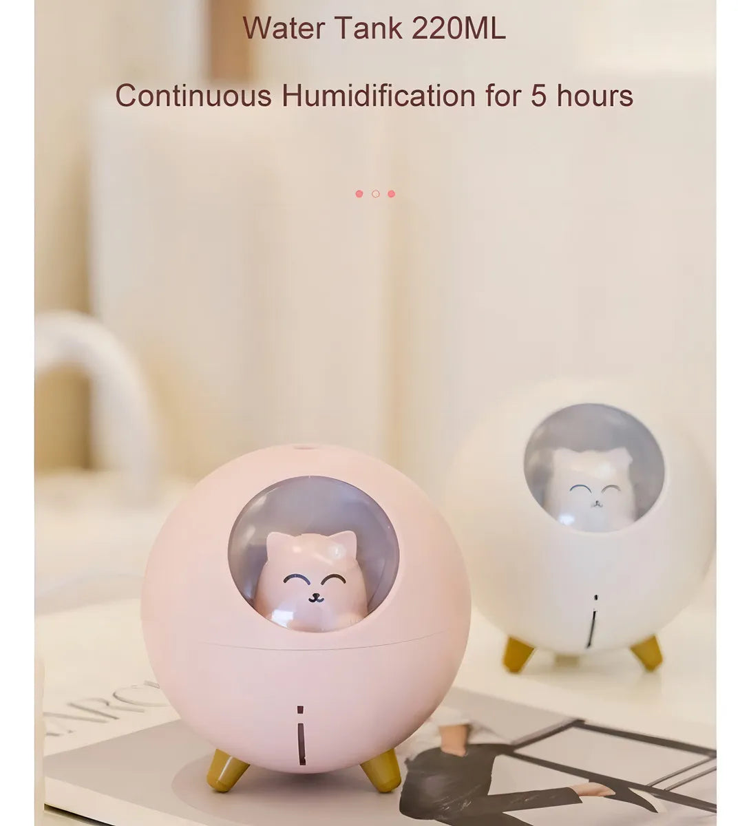 Planet Cat Humidifier 1-TX5 con voltaje de rosa