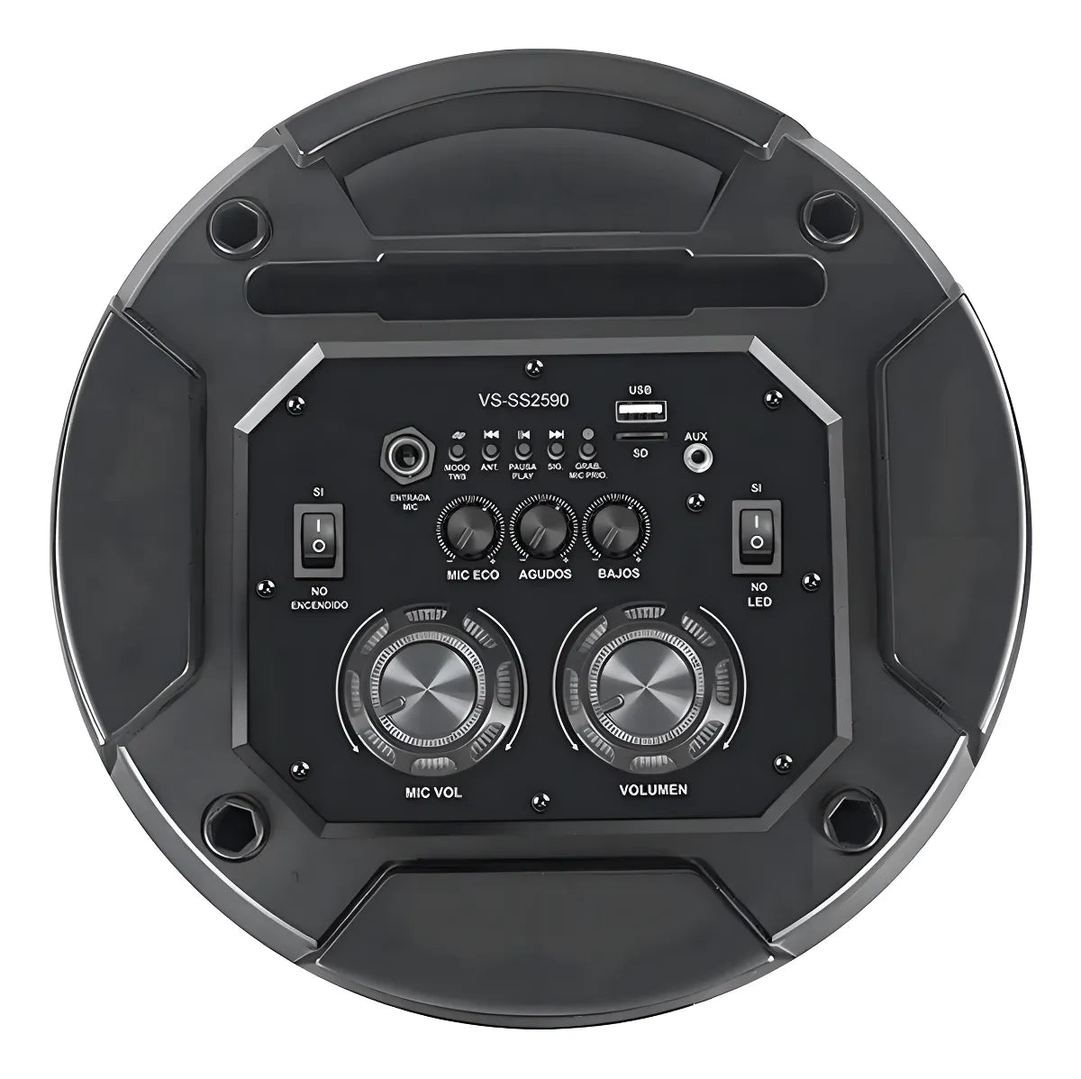 Parlante Profesional Torre De Sonido Bt Sonivox Vs-ss2590 Color Negro 110V/220V