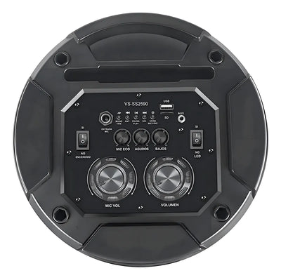 Parlante Profesional Torre De Sonido Bt Sonivox Vs-ss2590 Color Negro 110V/220V