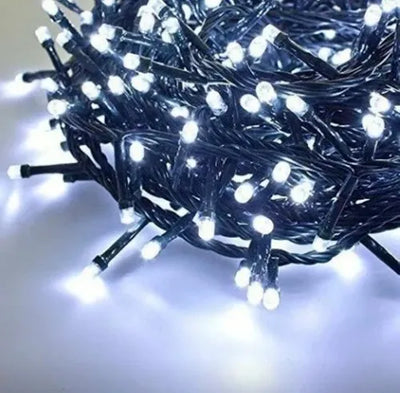 Luces Navideñas Para Arbol 500 Led Blanco Hielo