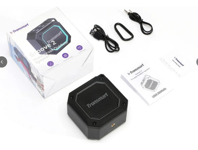 Parlante Tronsmart Groove 2 Groove 2 portátil con bluetooth waterproof negra
