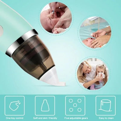 Aspirador Nasal Para Bebés Limpiador Eléctrico De Nariz Colo Disponibilidad