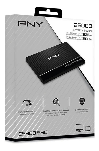 Disco sólido interno PNY SSD7CS900-250-RB 250GB