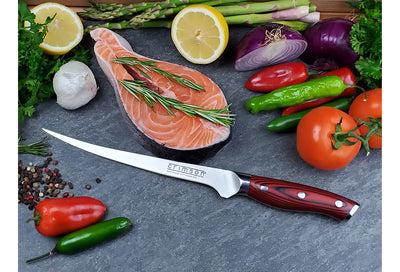 Ergo Chef Crimson Series - Cuchillo Flexible De Filete De 7