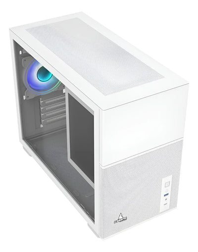 Caja M-atx Iceberg Optical Pro M Color Blanco Pantalla Ips