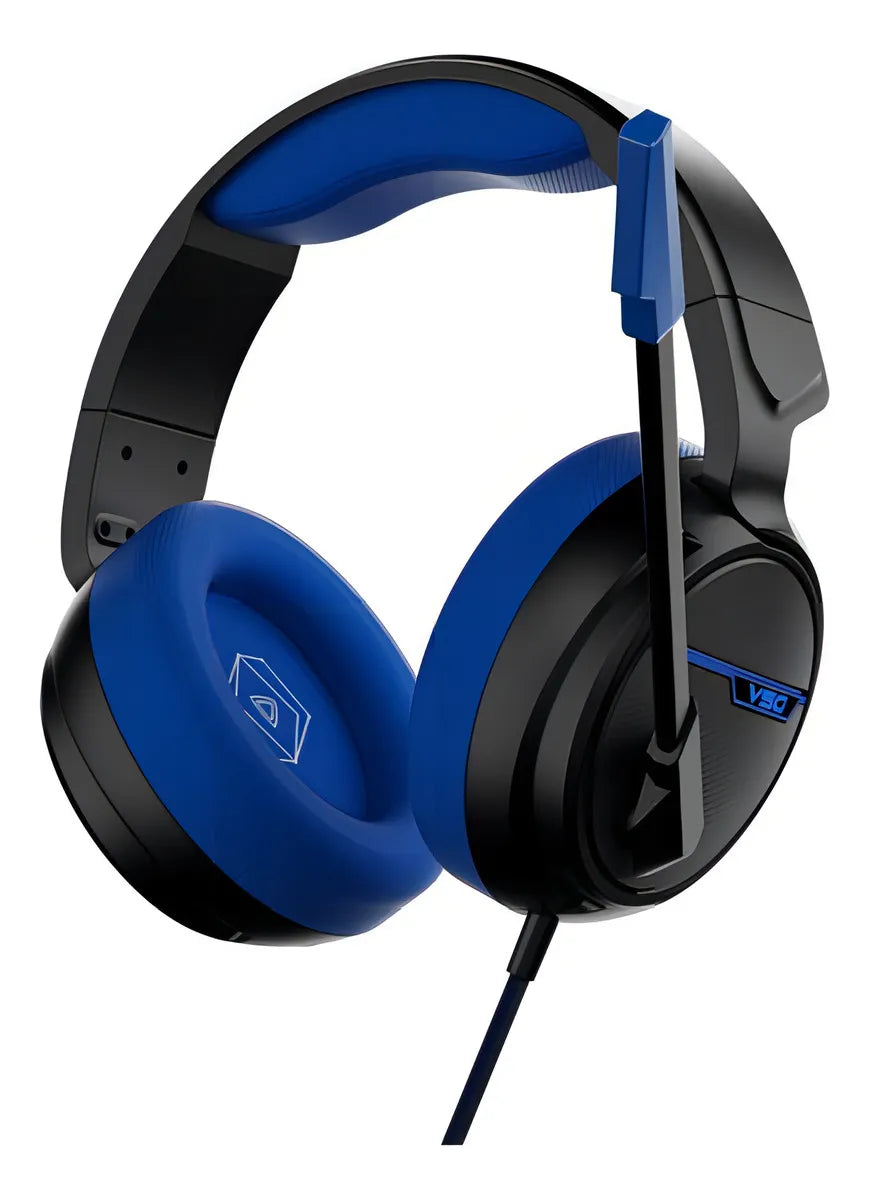 Audífonos Gamer Vsg Pentagon Stereo Usb 2.0 Color Azul