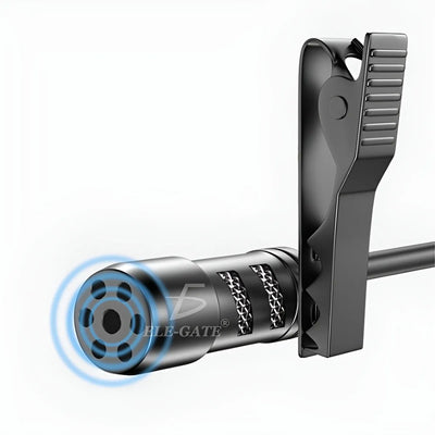 Microfono Manos Libres Clip Celular Gamer Blogger Telefono Color Negro