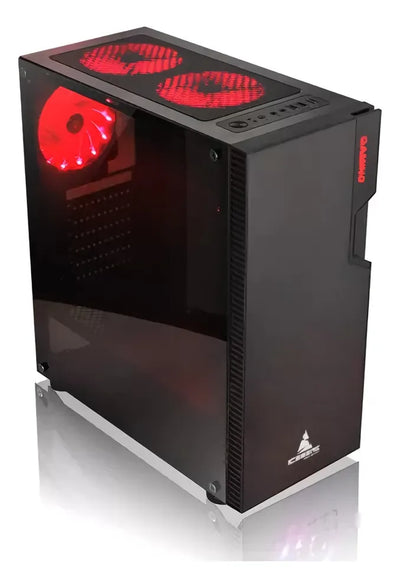 Gabinete Gamer Iceberg Glacius V2 Negro Vidrio +1 Fan 120mm