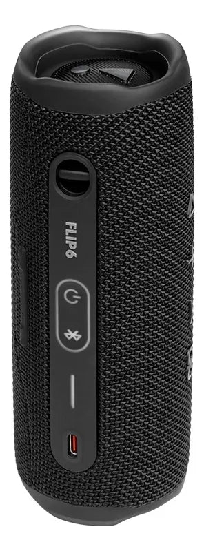 Parlante JBL Flip 6 JBLFLIP6BLKAM portátil con bluetooth waterproof negra