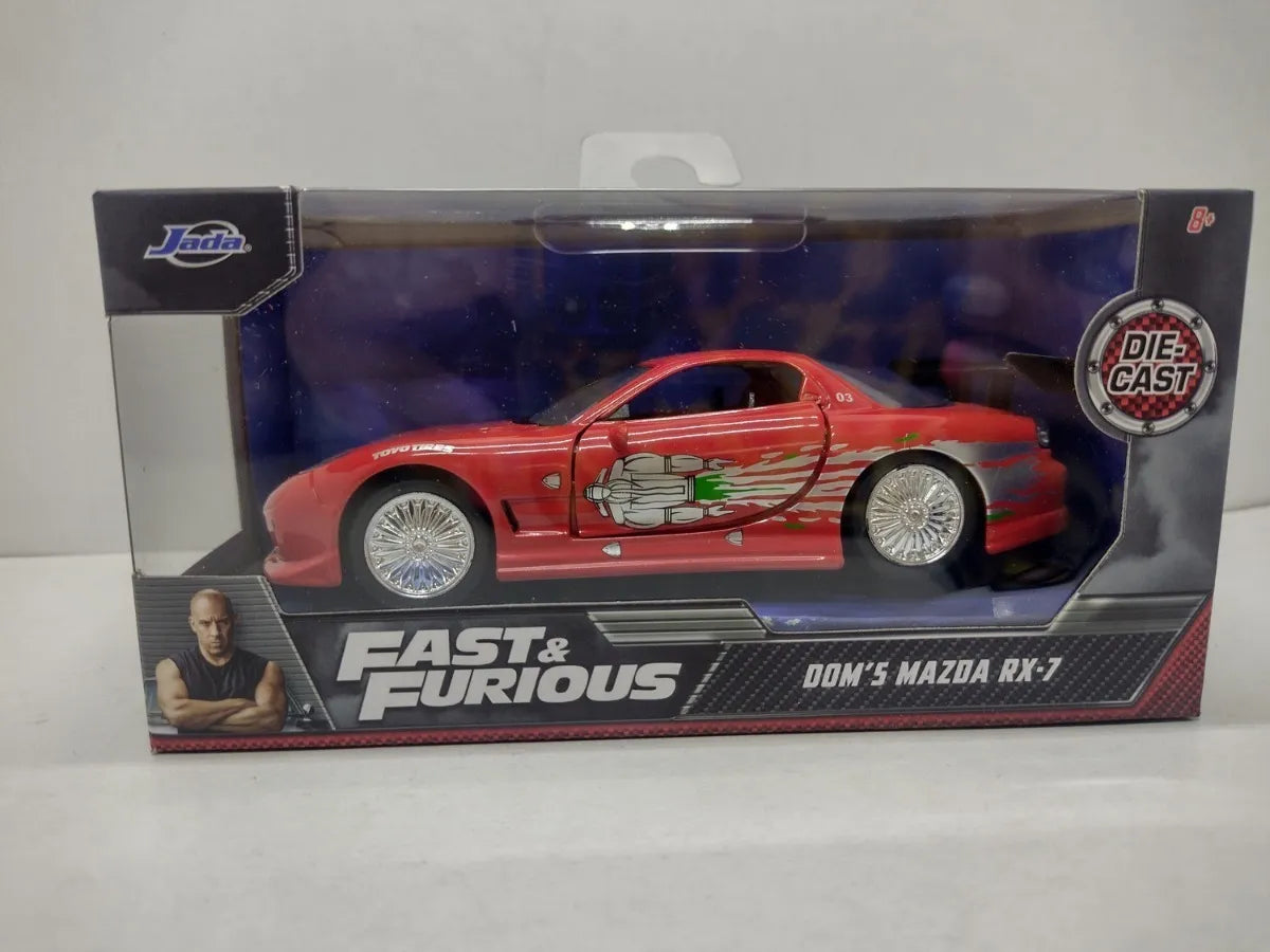 Jada - Rapido Y Furiosos - Dom´s Mazda Rx-7 Rojo 1:32 R