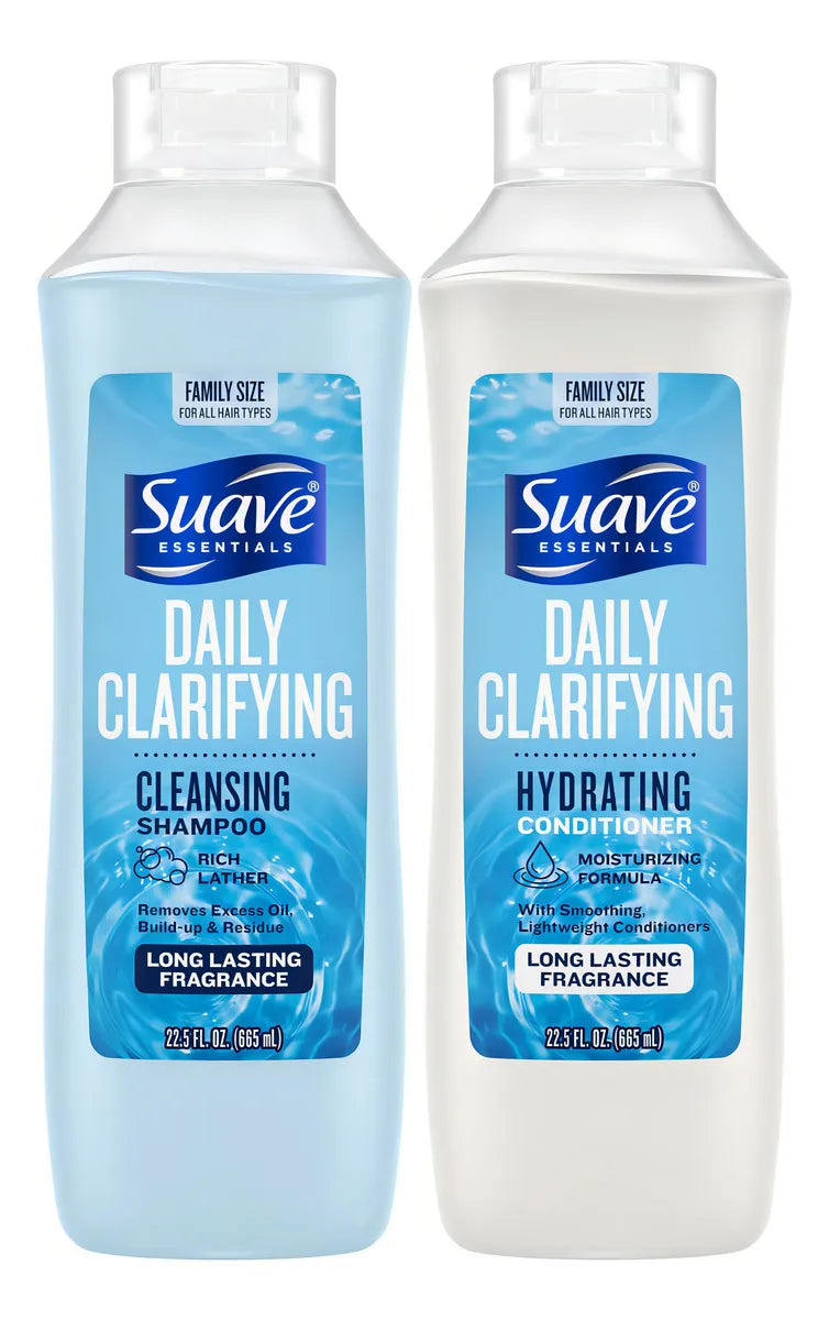 Suave Juego De Champu Y Acondicionador, Clarificador E Hidra