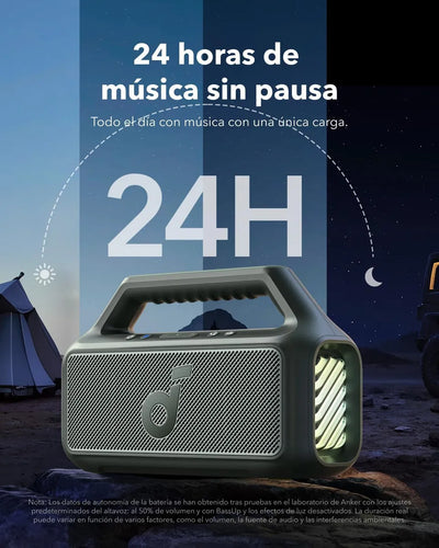 Bocina Anker SoundCore Motion Boom Plus IPX 7 color verde