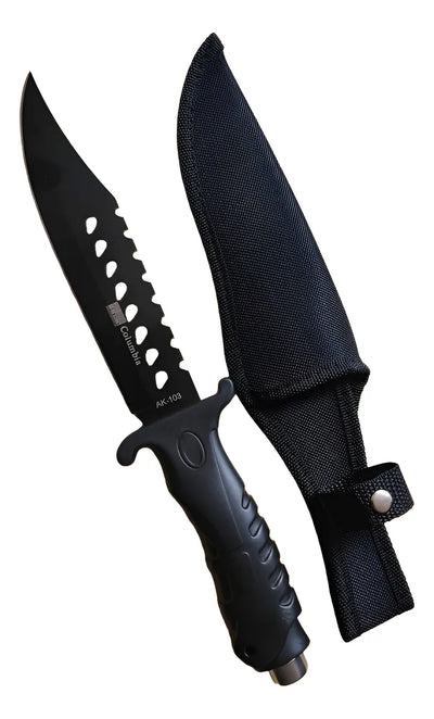Puñal Daga Cuchillo Táctico Militar Columbia Camping U.s.a Negro