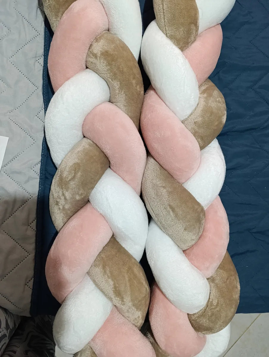 Bumper Trenza Cuna Bebé - 3 Hebras Bumper Trenza Cuna Bebé Babytrencitas Todos Los Colores