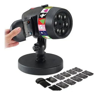Hd Cb Proyector Led Navideño De Copos De Nieve For Multicolor