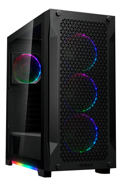 Gabinete para computadora de escritorio Gamdias GD-Athena P1 GD-Athena P1 negro
