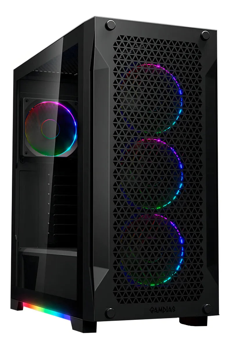 Gabinete para computadora de escritorio Gamdias GD-Athena P1 GD-Athena P1 negro