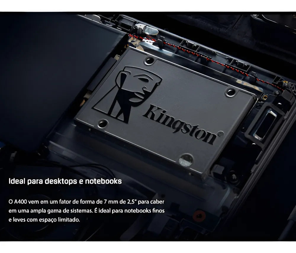 Ssd Disco Unidade De Estado Sólido 480gb Kingston