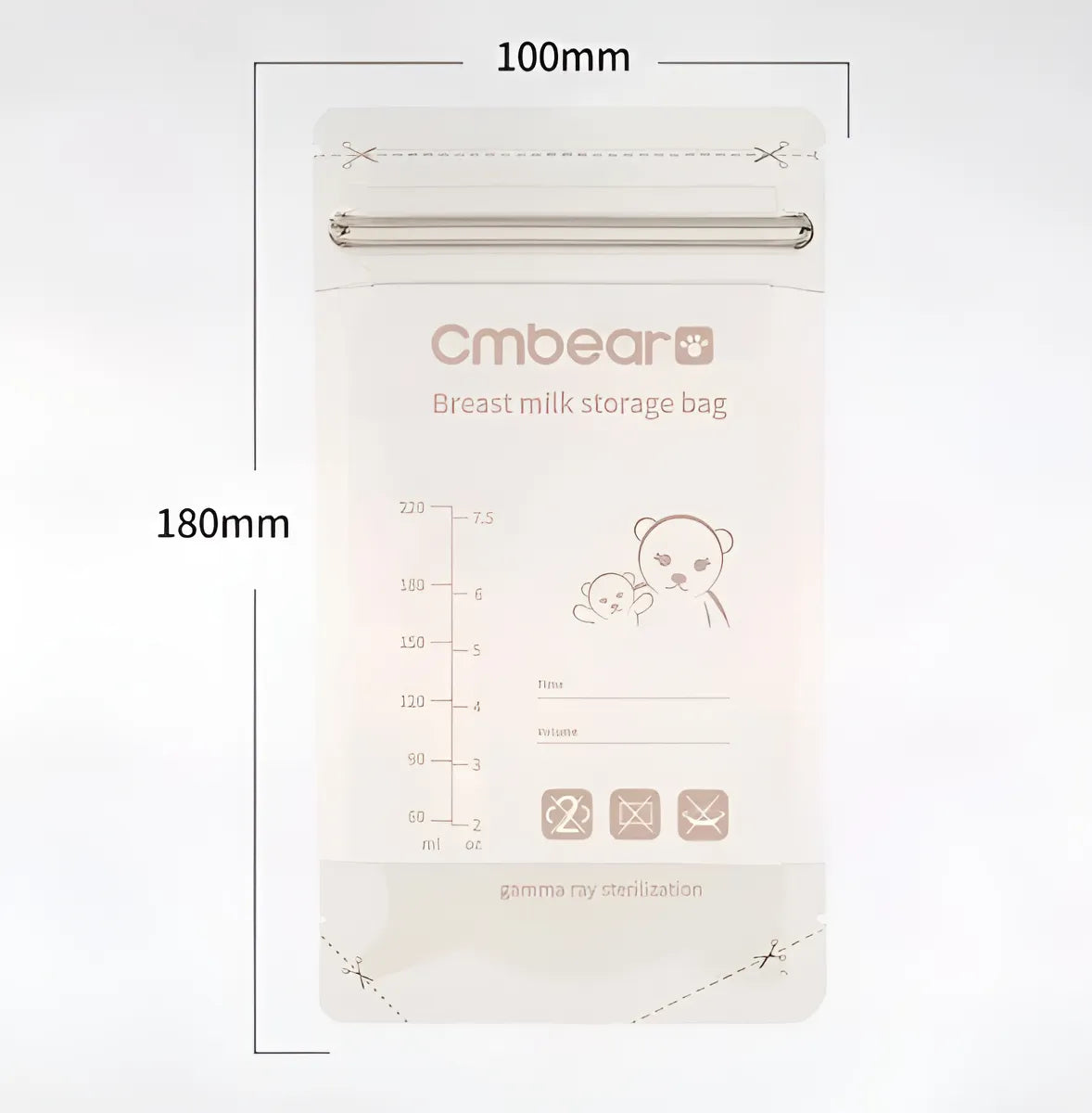 Bolsas Para Almacenamiento De Leche Materna Cmbear 30 Unid