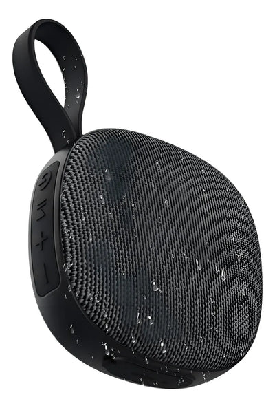 Parlante Portatil Bluetooth Sd Radio Resistente Agua Potente Color Negro