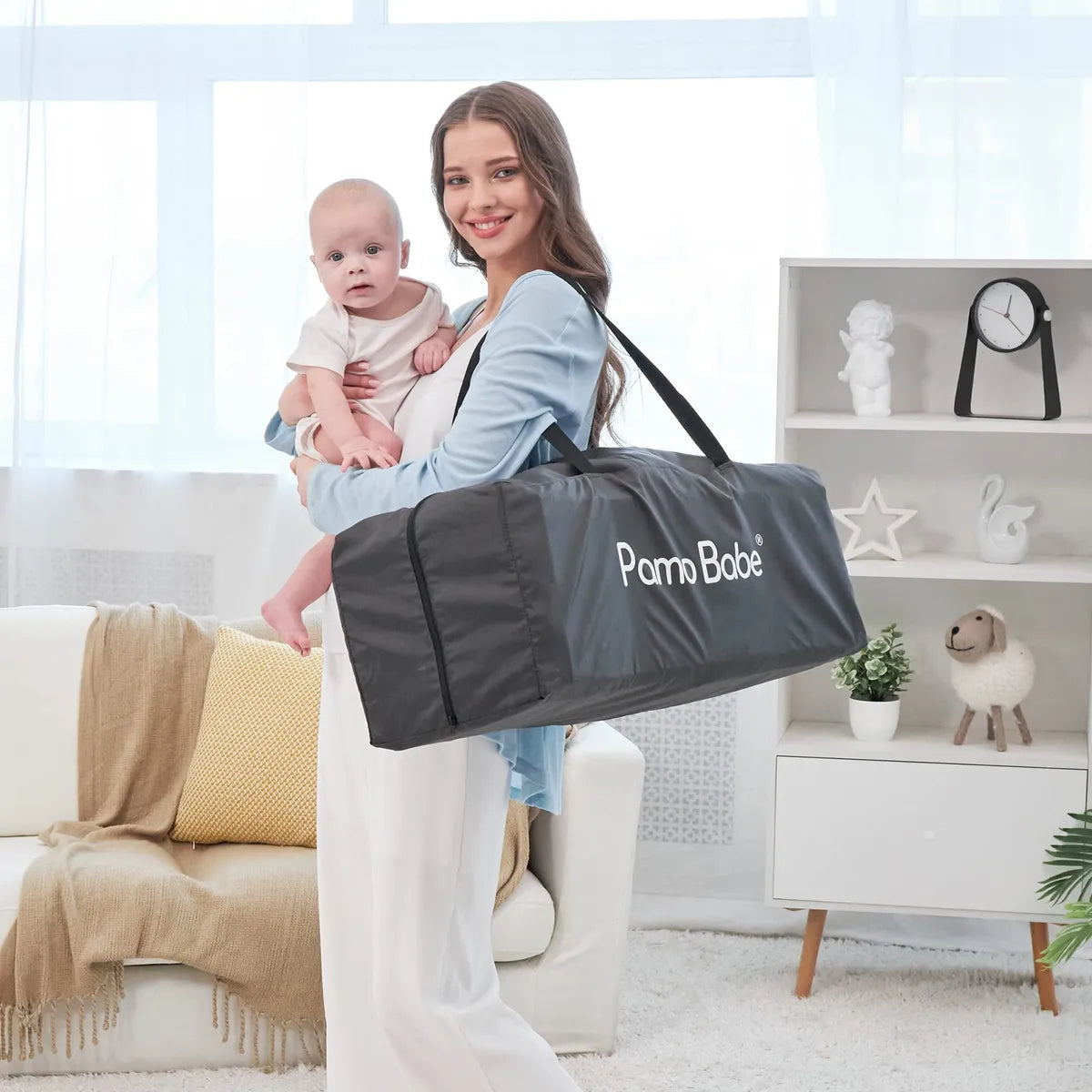 Pamo Babe: Cuna Prctica 5 En 1 Con Seguridad Y Comodidad