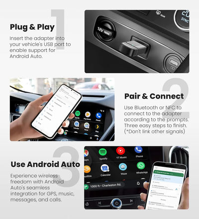 Adaptador Inalámbrico Ultra Rápido Para Android Auto