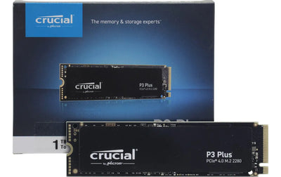 Disco Solido Ssd 1tb Crucial P3 Plus M.2 Nvme Pcie 5000mb/s Negro