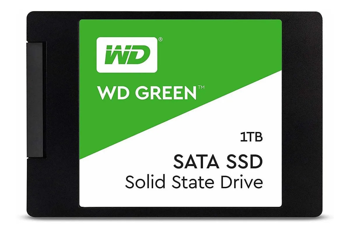Disco sólido SSD interno 1TB Western Digital WD Green WDS100T3G0A verde 545MBs