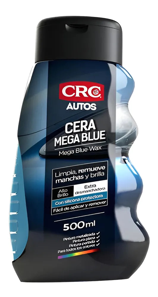 Cera Mega Blue 500 Ml Para Autos Crc (10229410)