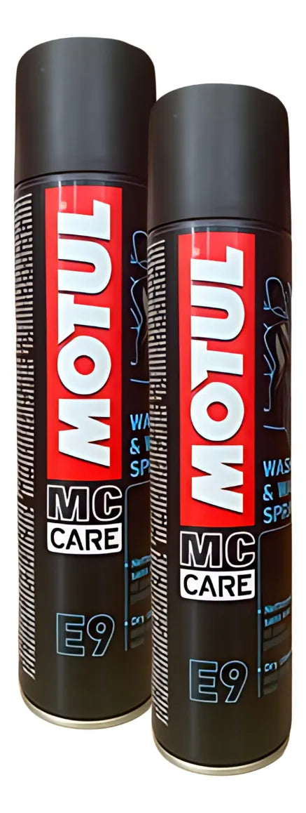 Lavado En Seco Motul E9 Wash & Wax Limpiador X2 Und