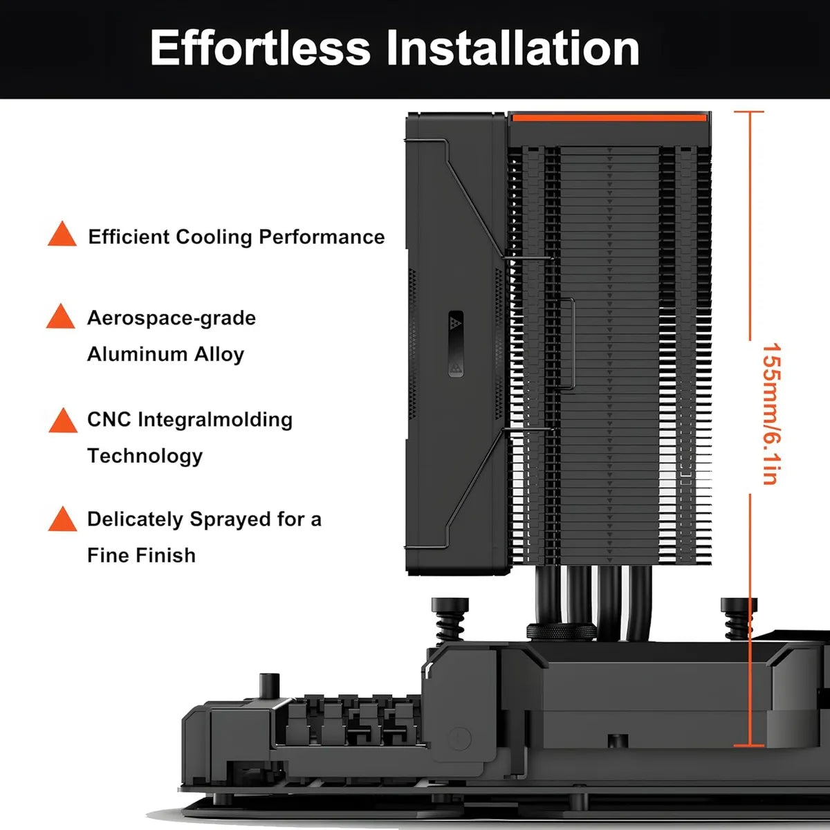 Disipador Pccooler Rz400 V2 Negro 240w Serie Cps Amd - Intel