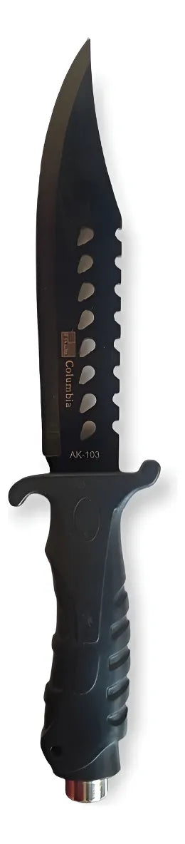 Daga Cuchillo De Supervivencia Militar Hoja De 18 Cm Camping Negro