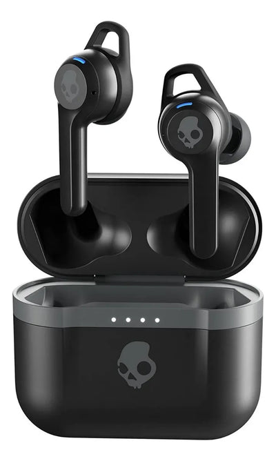 Audífonos in-ear gamer inalámbricos Skullcandy Indy black con luz LED