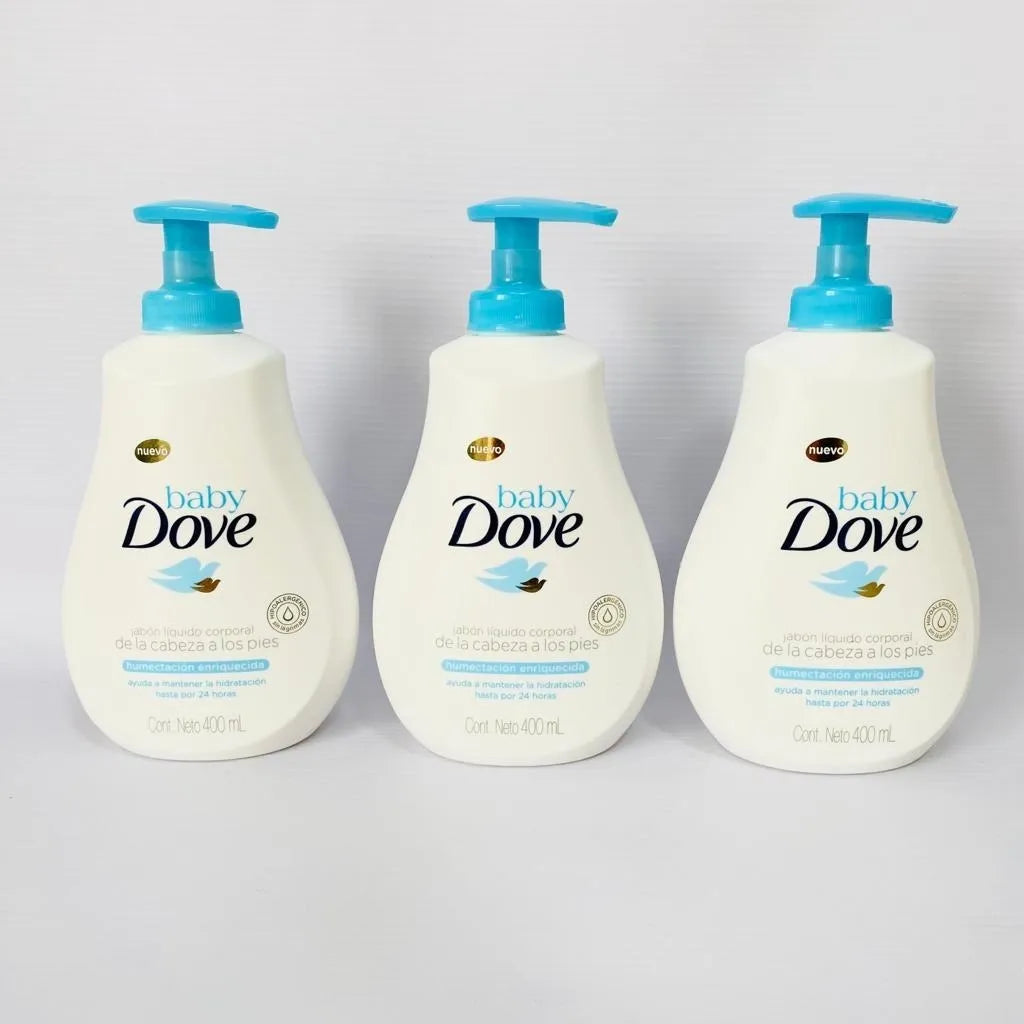 Dove Baby Jabón Líquido 3 Und
