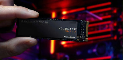 Disco Duro Solido M.2 2280 Nvme 1tb Wd Black Sn750 Gamer Color Negro