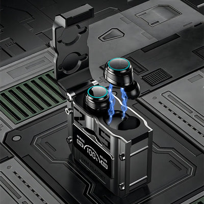Audifonos Inalambricos Bluetooth Gamer Deportivos M25 Tws 9d Color Negro