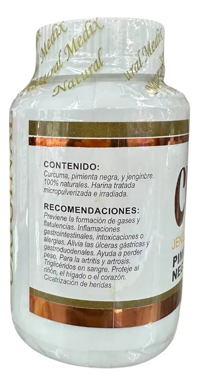 Cúrcuma En Capsulas X2 + Regalo - Sin Sabor