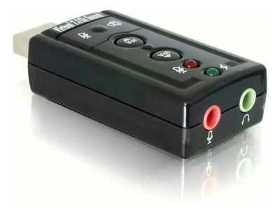 Tarjeta De Sonido Externa Usb 7.1 Adaptador Audio Microfono