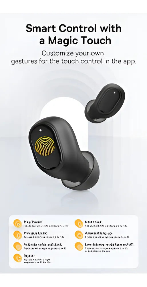 Auriculares Baseus Bowie Ez-10, color negro