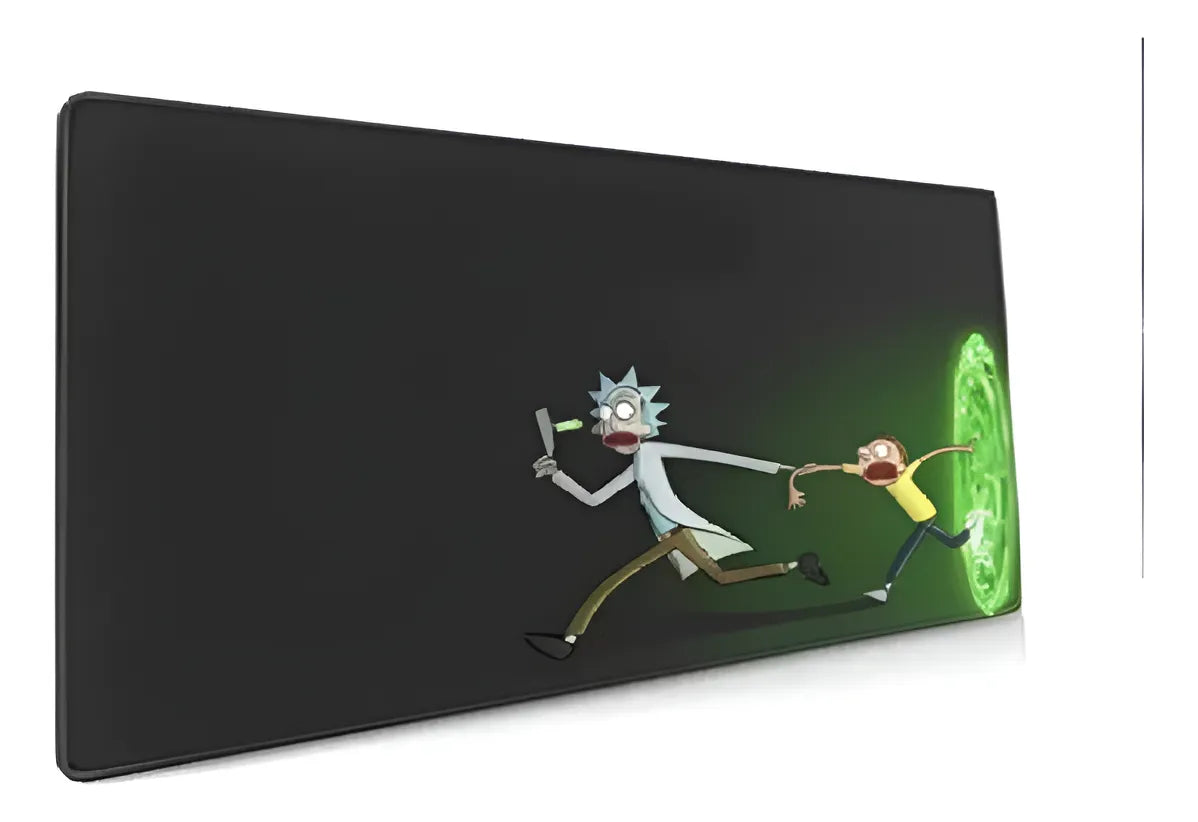 Mouse Pad Gamer Rgb Grande 80x30x4cm Caucho Y Tela Epik Negro