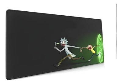 Mouse Pad Gamer Rgb Grande 80x30x4cm Caucho Y Tela Epik Negro